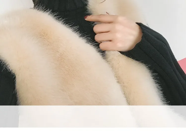 Free shipping New Korean style autumn winter faux mink fur sleeveless short section vest jacket outerwear for women | Женская одежда