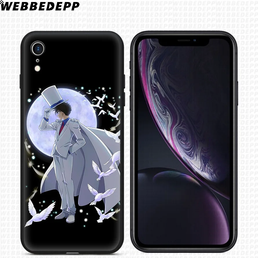 WEBBEDEPP Detective Conan Мягкий силиконовый чехол для iPhone 11 Pro Xr Xs Max X или 10 8 7 6 6S Plus 5 5S SE Case |