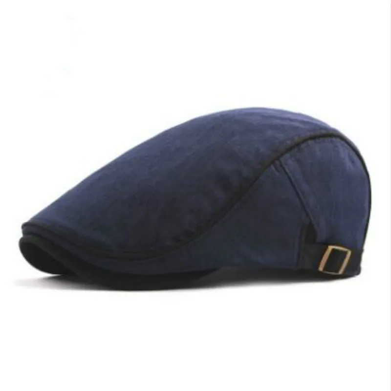 

Unisex Summer Berets Men Cotton Striped Visor Blank Male Flat Cap Cabbie Peaked Hat Boina Hat Ivy Bone Casquette Drop shipping