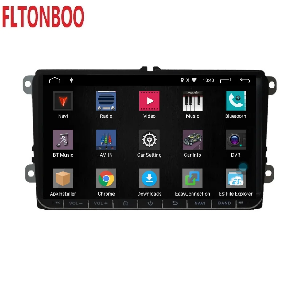 " Android 9,1 автомобильный gps-навигатор для VW Volkswagen GOLF 5, Polo Passat b5, Jetta Tiguan Touran Skoda, 7708, canbus, руль