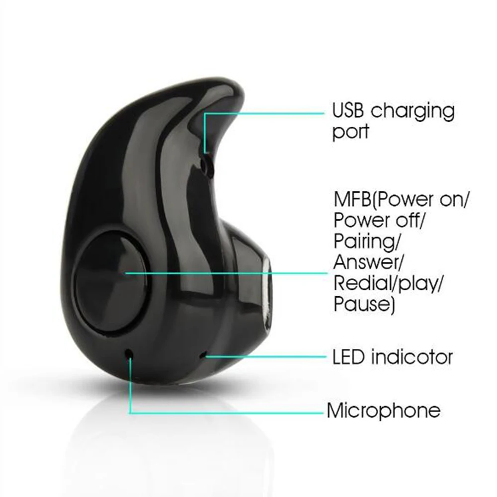 KULIAI мини Беспроводной в ухо bluetooth наушник наушники S530 хэндс фри гарнитура стерео