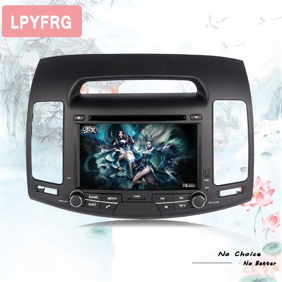 Автомагнитола Видео DVD GPS плеер navi 7 ''HD Mutli Touch 4G LTE Octa core android 10 0 для HYUNDAI ELANTRA 2007 2011