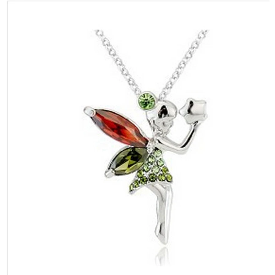 Женские ожерелья и кулоны покрытие из розового золота австрийский кристалл