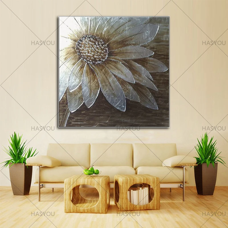 

Large cheap art Hand painted Abstract Oil Painting on Canvas knife flower oil painting for Living Room Wall Art Home Decoration