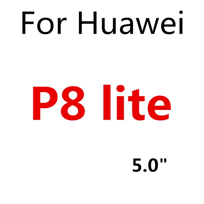 Усовершенствованная, от взрыва, Экран протектор для huawei P8 P9 P10 Lite для НУА Вэй слава 6 7 8 4C 5C Премиум Защитный чехол с закаленным стеклом пленка - Цвет: P8 Lite
