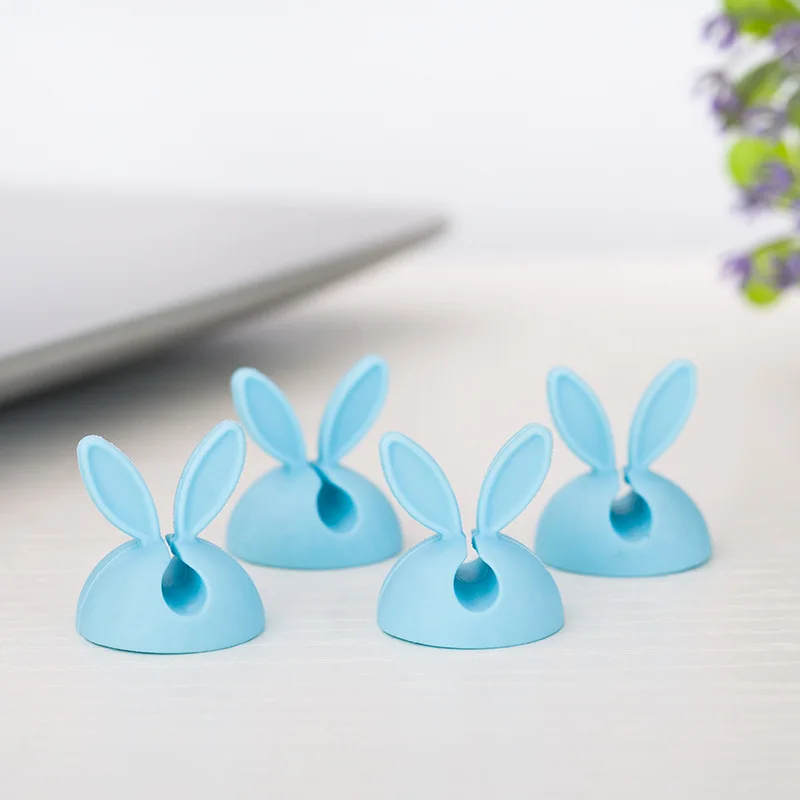 Зажим для кабеля с кроличьими ушками 50 шт./лот органайзер зажим аккуратный