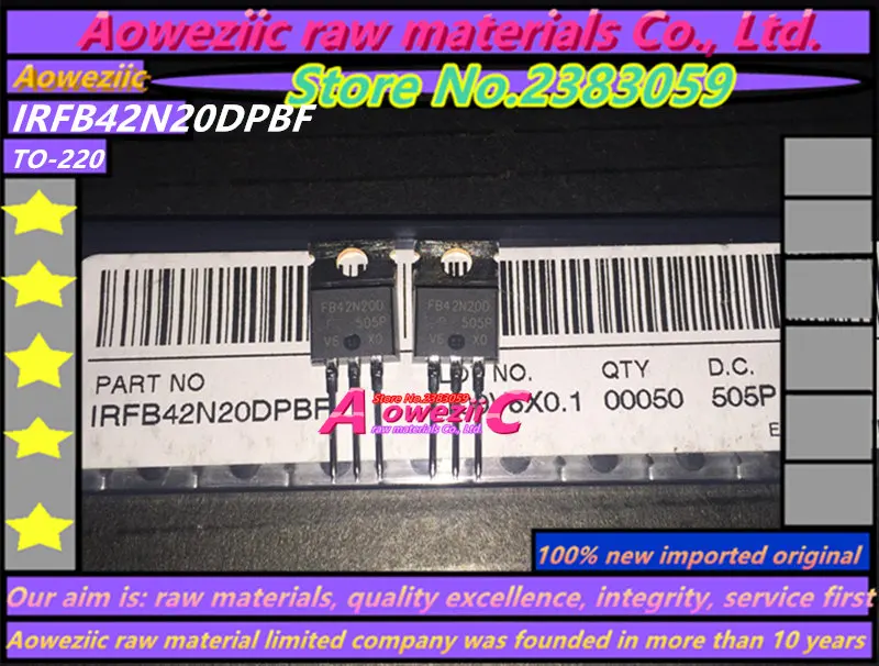 Aoweziic 100% new imported original IRFB42N20DPBF FB42N20D TO-220 MOS field effect tube 44A 200V | Электронные компоненты и