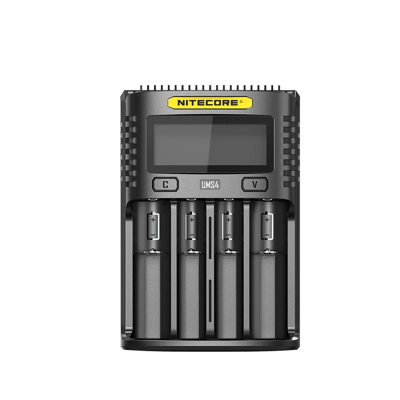 Интеллектуальное зарядное устройство NITECORE UMS4 с 4 слотами QC быстрая зарядка 4А