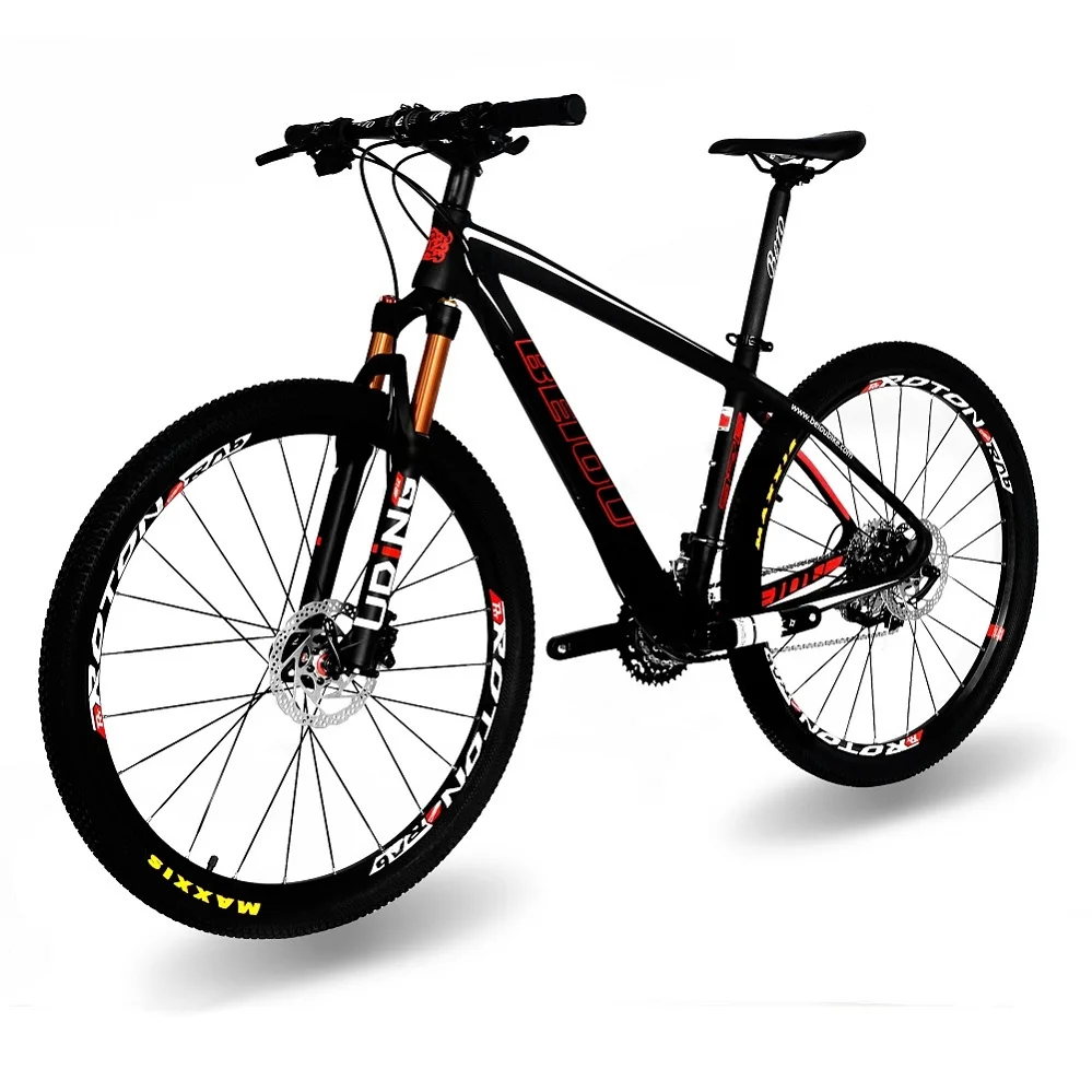 BEIOU 27,5 дюймовый горный велосипед углерода 650B MTB 1" рамки Ши MANO M610 DEORE 30 Скорость T800 волокно матовый 3 к Сверхлегкий 10,8 кг CB20 - Цвет: Black