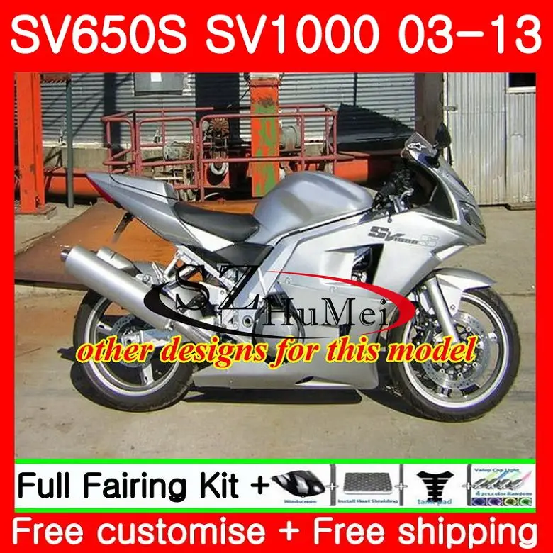 Обтекатель для SUZUKI SV1000S белый SV650S 03 04 05 06 07 08 09 10 13 106SH3 SV 1000S 650S 2003 2004 2005 2006 2007 2008 2009