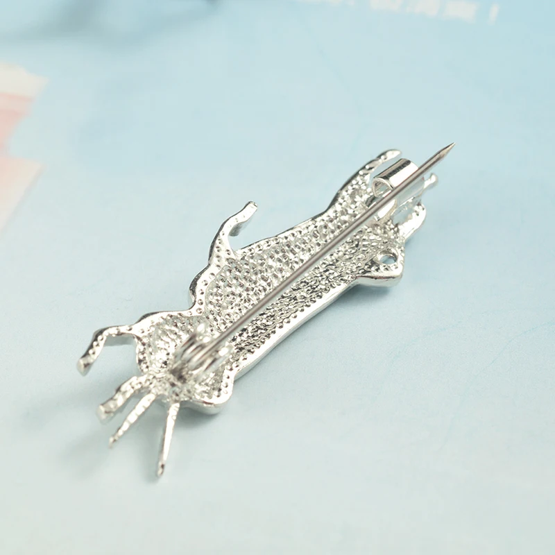 Изысканная брошь в виде насекомого с кристаллами насекомых зеленая стразы