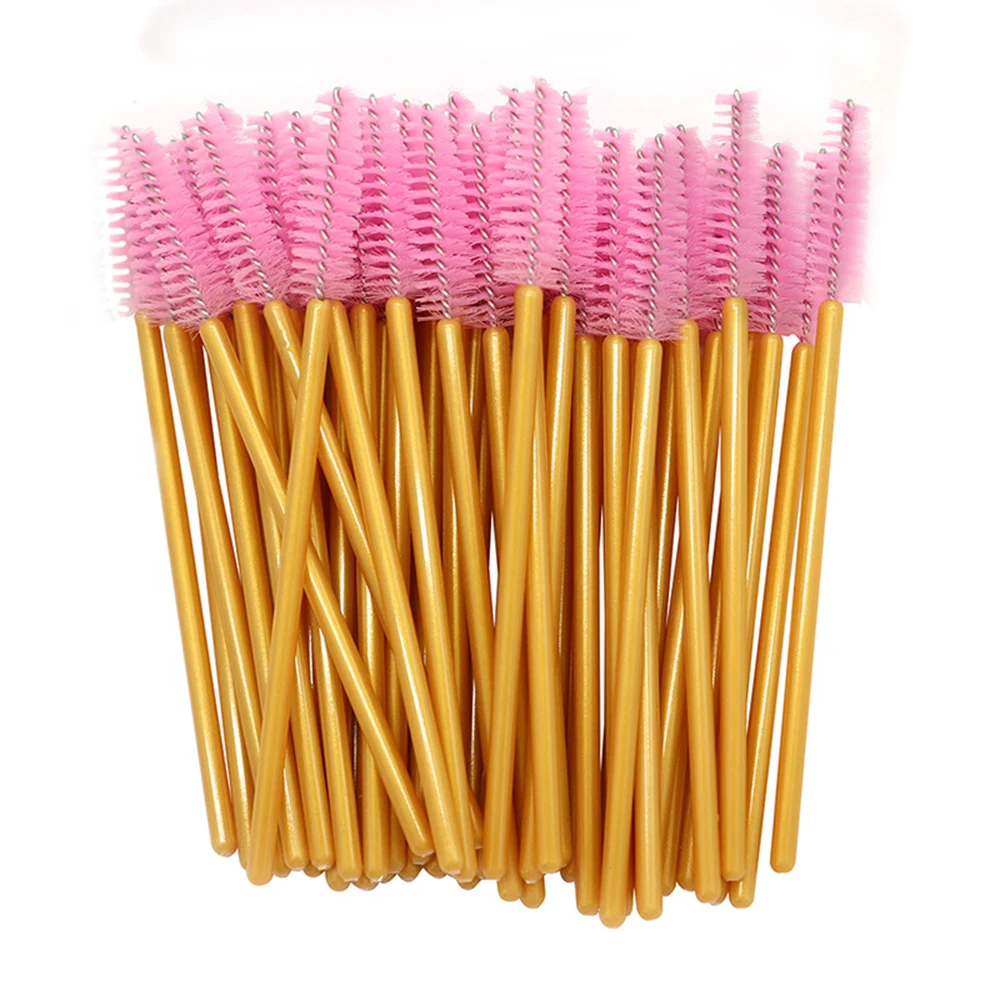 Wholesale 50Pcs Disposable Eyelash Brushes Mascara Wands Applicator Wand Comb Makeup Tool Kit | Красота и здоровье