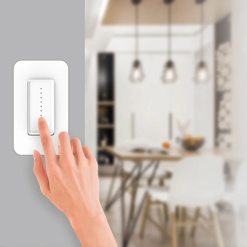 Умный световой диммер американского типа 110-220 В настенный сенсорный контроль