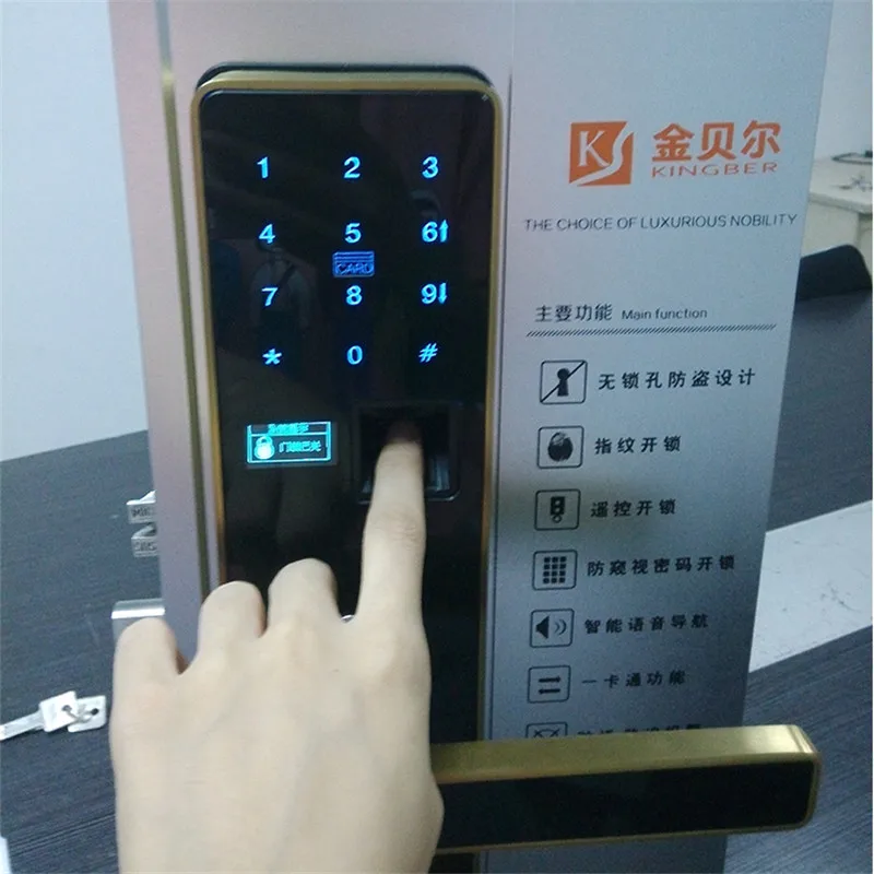 Best price fingerprint key card advanced digital door lock for sale | Обустройство дома
