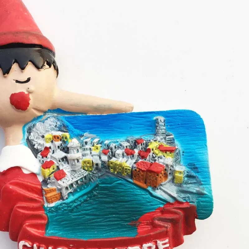 Креативный Италия Cinque Terre дорожный сувенир магнитик на холодильник 3D Смола высококачественный декор для холодильника магнитная наклейка