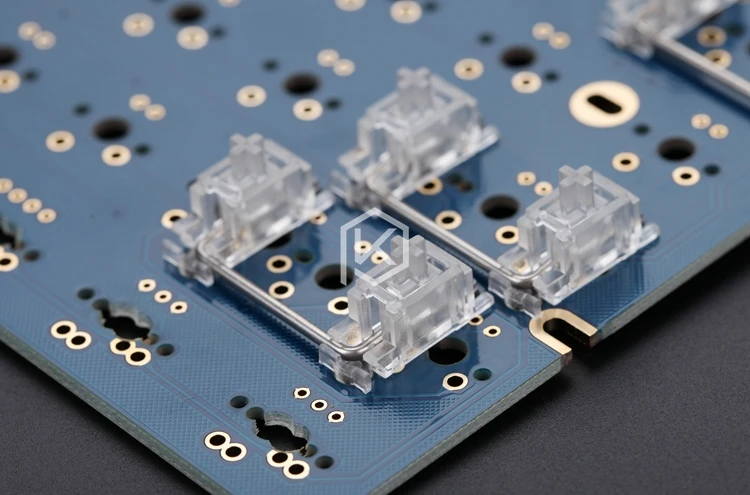 Прозрачный/черный стабилизатор платы/пластины для механической клавиатуры на