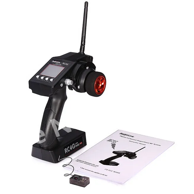Original RadioLink RC4G 2.4G 4CH Gun Controller Transmitter + R4EH-G Receiver Radio Control System RC Car Remote Boat | Игрушки и хобби