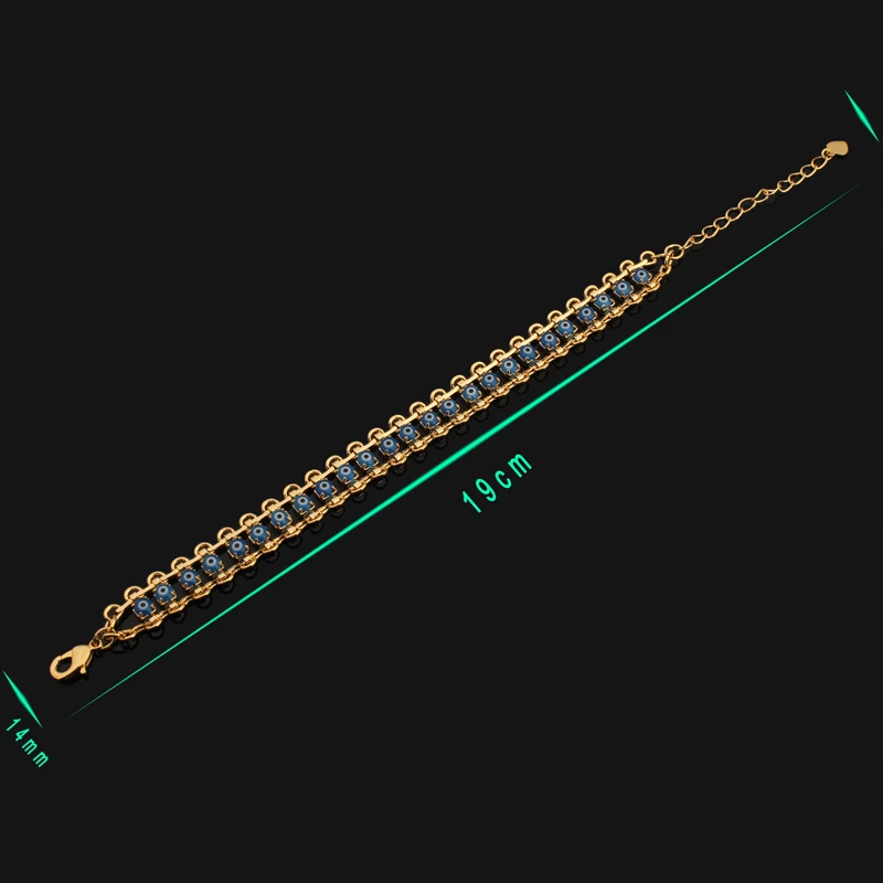 Новый красивый браслет от сглаза с покрытием для женщин модные украшения|bracelets