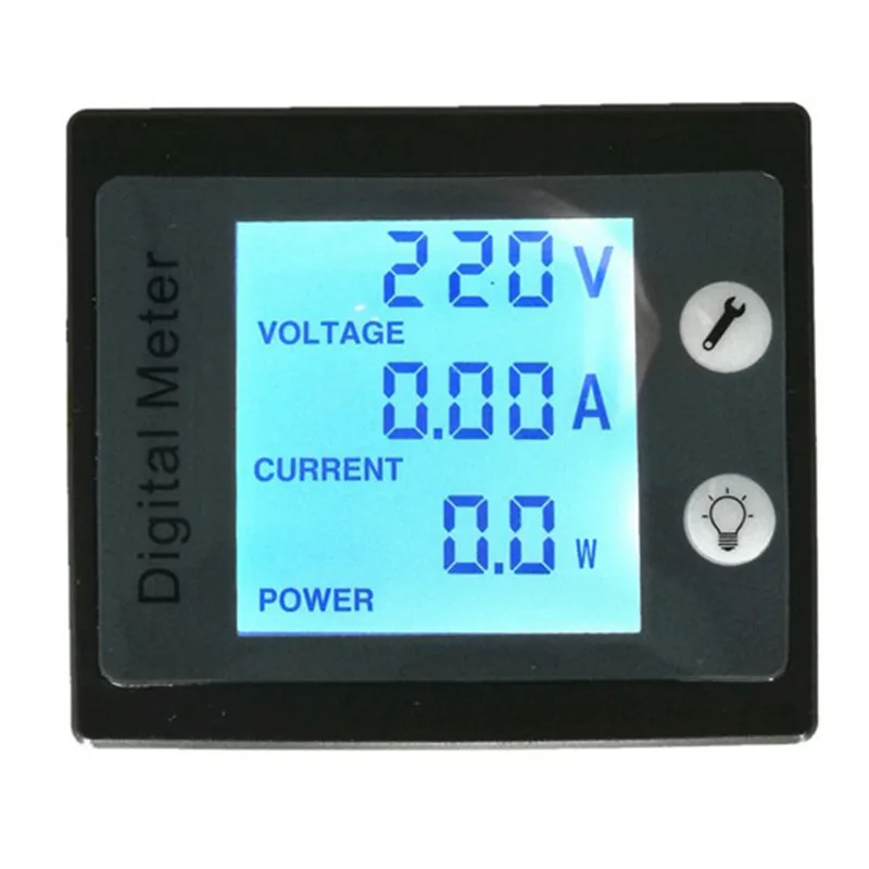 PEACEFAIR Voltage Meters PZEM-001 voltmeter ammeter ac 10a 80 ~ 260V AC voltage meter current Power Energy detector | Инструменты