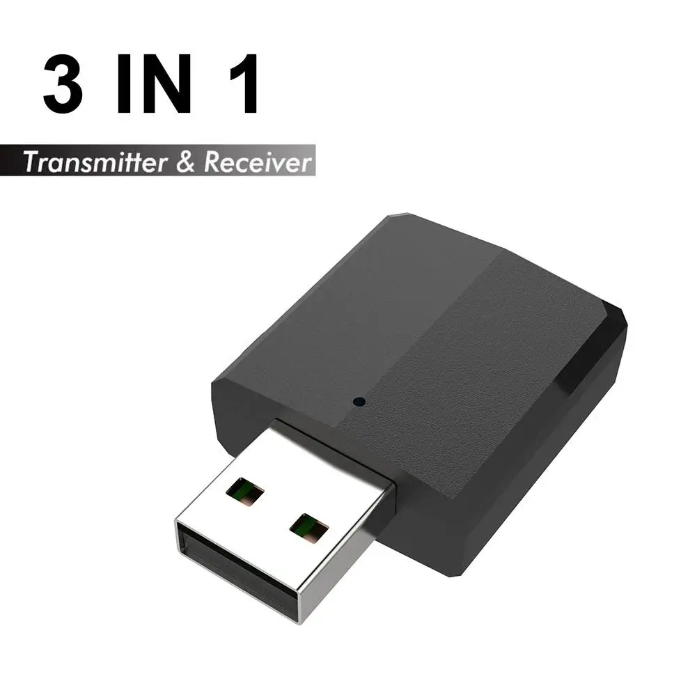 3 в 1 USB Bluetooth 5 0 аудио передатчик/приемник адаптер для ТВ/ПК/автомобиля Grace