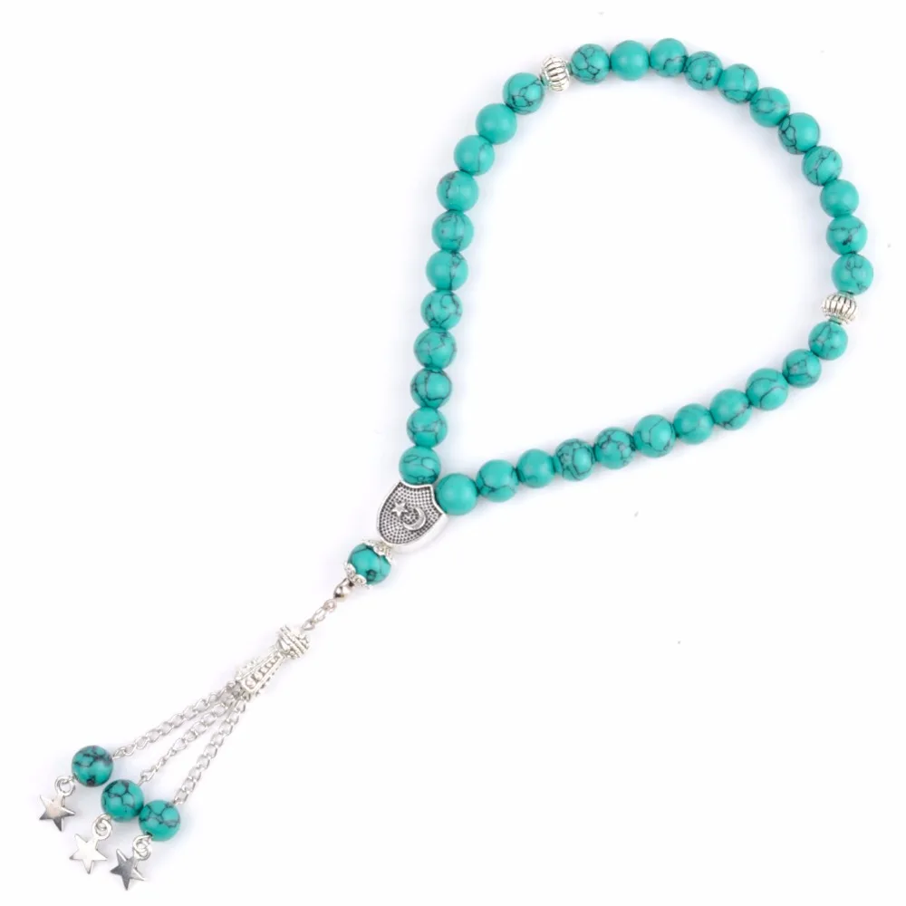 Мужские и женские амулеты Tasbih классические четки из 33 бусин для молитвы