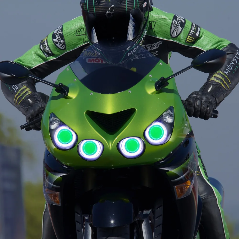КТ светодиодная фара для Kawasaki Ninja ZX 14R ZZR1400 ZX14R 2006 2011|headlights for|headlights headlightheadlights for