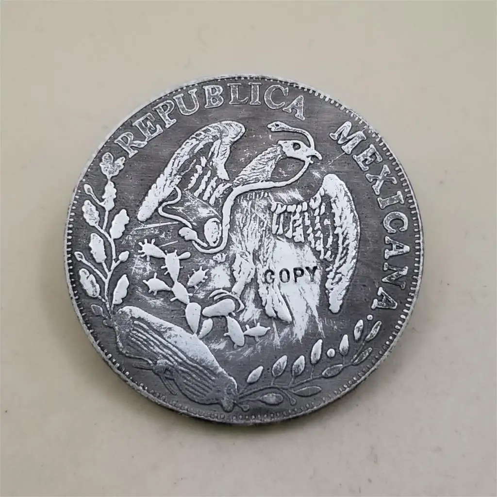 1882 Мехико 8 Reales копии монет памятные монеты коллекция искусства|Безвалютные
