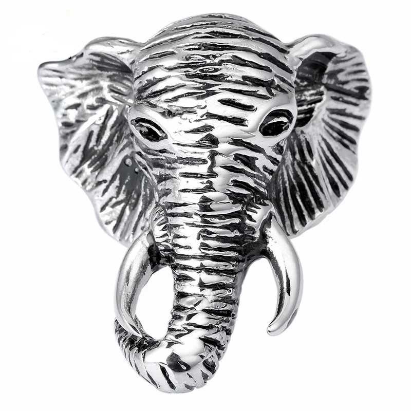 Таиланд Популярных Счастливый Слон Палец Кольца дешевые 316L Нержавеющая сталь