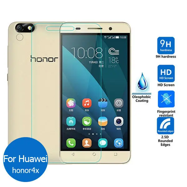 Оригинальное закаленное стекло для Huawei Honor 4X защита экрана закаленная Защитная