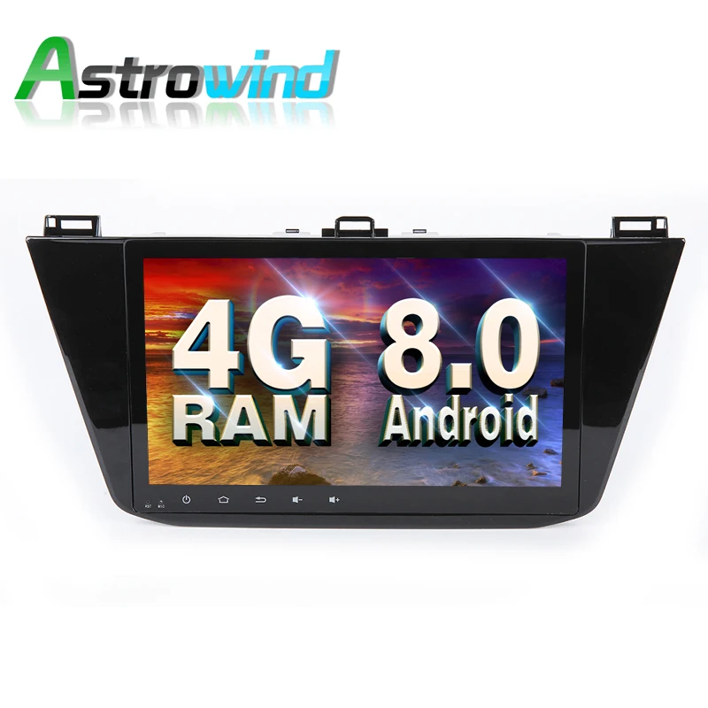 Система Android 8 0 4G RAM 10 1 дюймов Автомобильный радиоприемник с навигацией GPS система