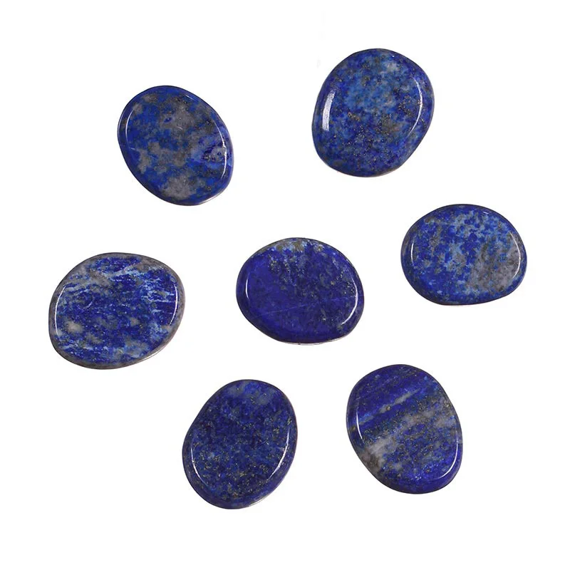 7 шт. натуральный Лазурит набор Выгравированная чакра Кристалл Рейки Целебный