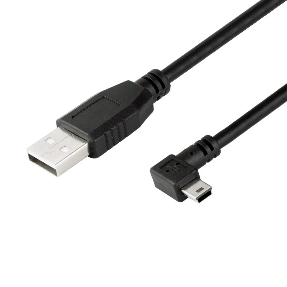 Кабель USB A Male Mini 90 градусов под прямым углом 5P кабель для синхронизации данных и