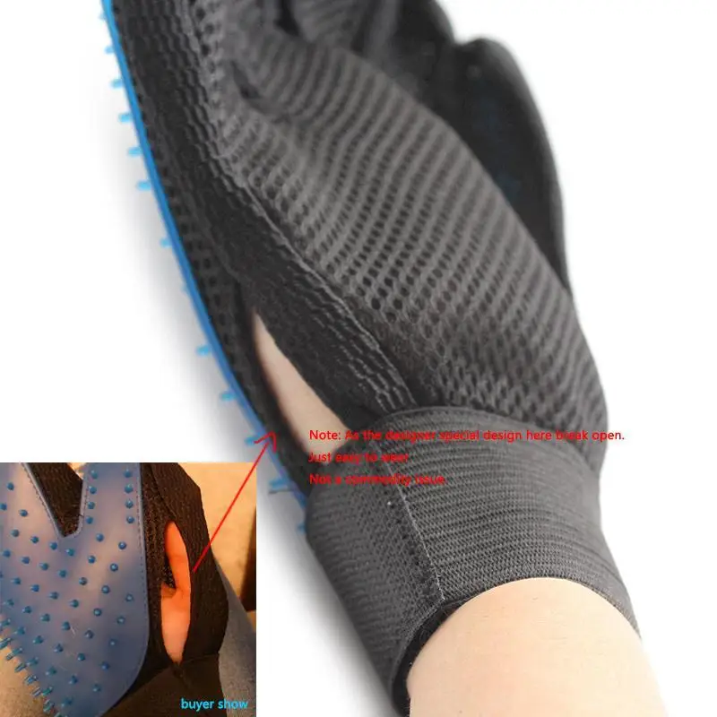 Dog Cat Massage Clean Hair Gloves Pet Brush Dogs Massages Comb Pets Grooming Supplies |