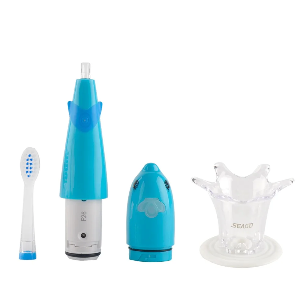 Детская электрическая зубная щетка Seago Музыкальная с изображением мультяшного