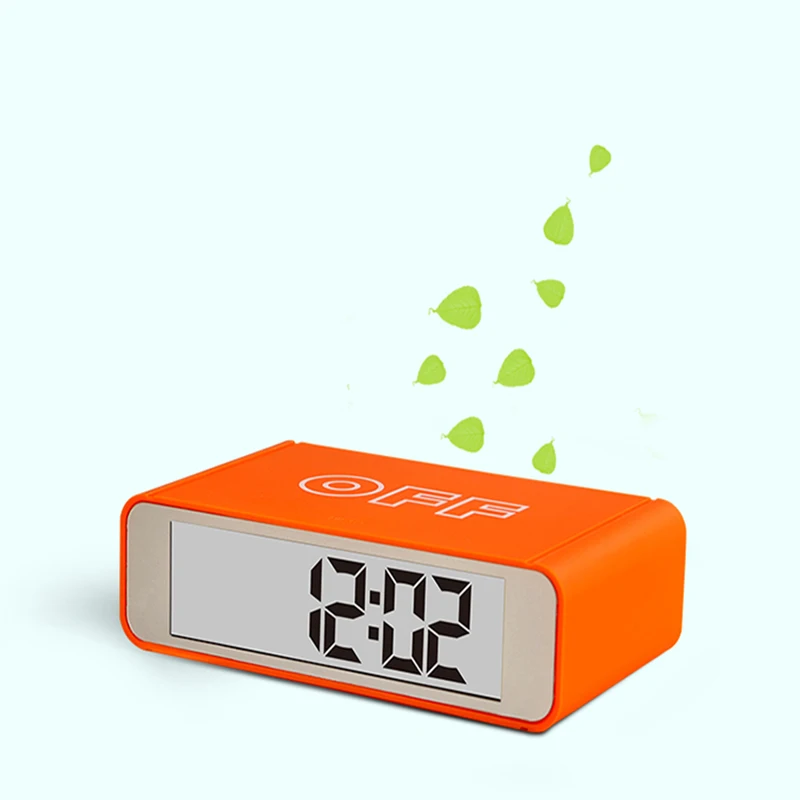 Smart LED Digital Alarm Clock Flip Watch Wake Up Bedside Clocks Radio with Touch Luminous Snooze Electronic Table | Дом и сад