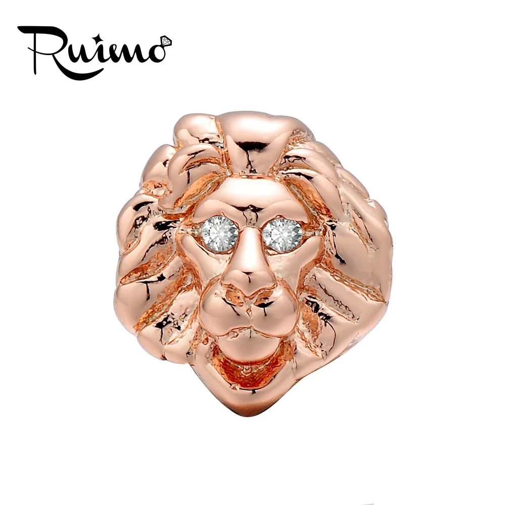 Бусины для браслета RUIMO 2 мм бусины из бисера размера в форме льва микрозакрепка
