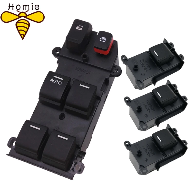 Набор для Honda CR-V 2007-2011 выключатель электростеклоподъемника 35750-SWA-K01 35750SWAK01 35760-SWA-J01 35760SWAJ01