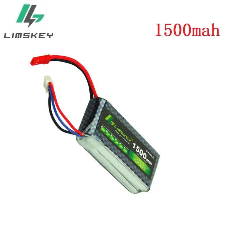 Limskey power 2S 7,4 V 1500mAh 25C лучший RC Дрон Lipo аккумулятор универсальный для RC Дрон 2s 7,4 v батарея с JST вилкой