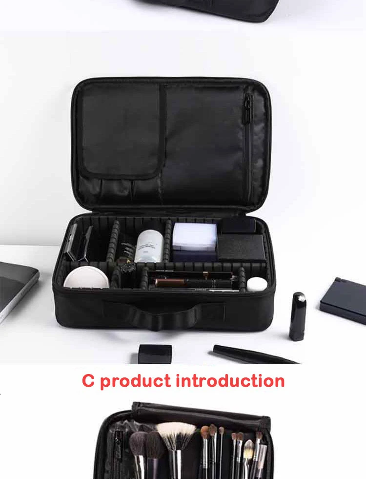Soomile брендовая профессиональная сумка для макияжа Косметическая CasesBolso Mujer дорожная большая емкость для женщин Макияж органайзер для хранения чемоданов
