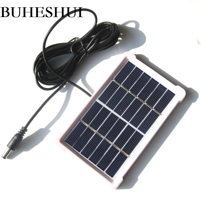 Поликристаллическая солнечная панель BUHESHUI 1 Вт 6 в 2 12 В зарядное устройство с