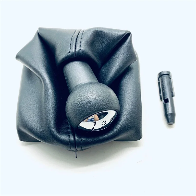 Кожаный 5 скоростной ручной автомобильный рычаг переключения передач для Peugeot 206