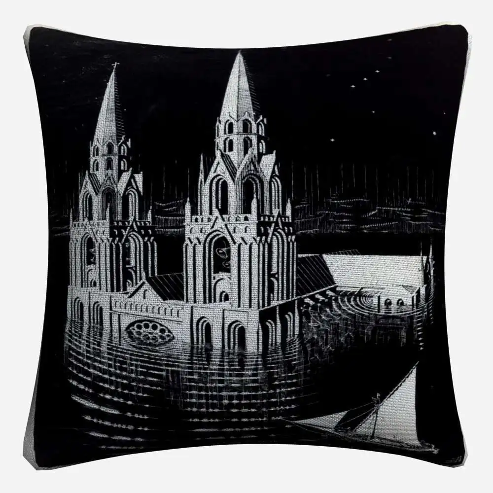 Escher Surreal геометрический рисунок декоративная хлопковая льняная наволочка 45x45 см для дивана стул декоративные домашние наволочки Almofada - Цвет: 13