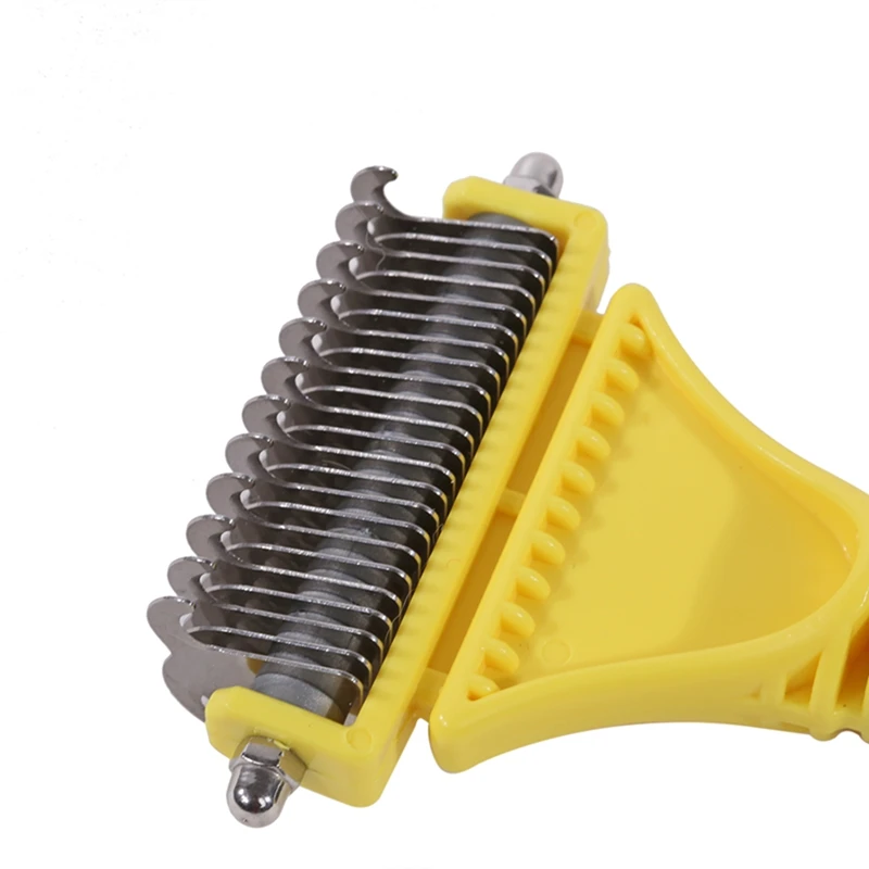 Двусторонняя щетка для домашних животных из нержавеющей стали|comb pet|dog brushpet brush |