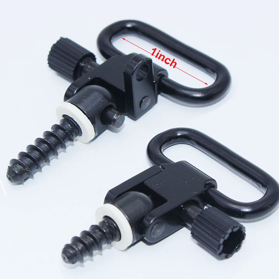 Quick Detachable Sling Swivels Set Bolt Action Wood Screw Type 1 Inch Loop Gun Mounting Kit for Shotguns | Спорт и развлечения