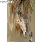 Алмазная 5D Вышивка с изображением животных лошадей, алмазная живопись сделай сам, вышивка крестиком, искусство, квадратная вышивка