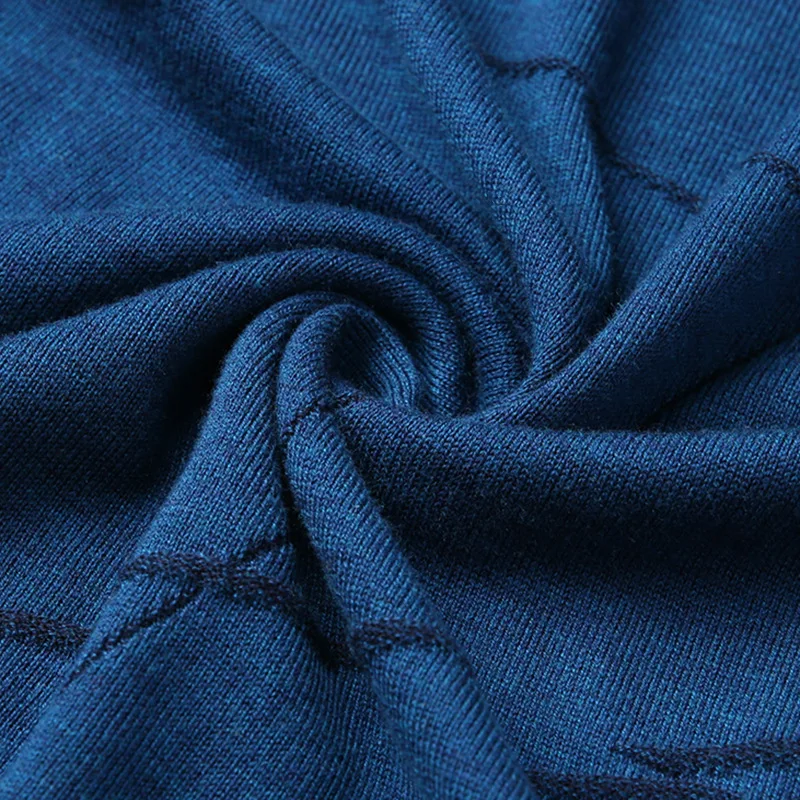 Мужской свитер в полоску вязаный с круглым вырезом размер m l xl 2xl 3xl 4xl для осени и