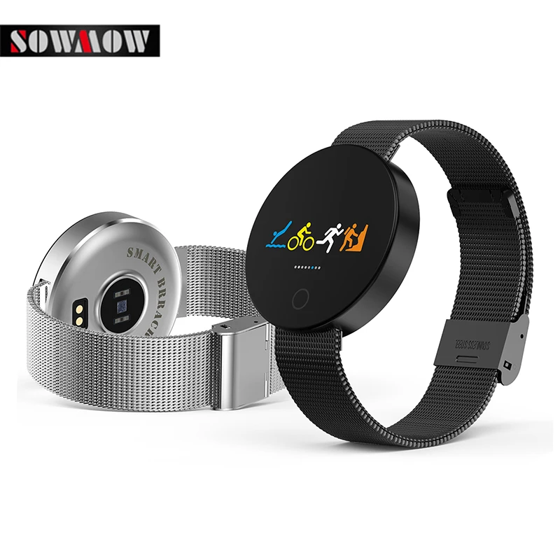 SOWMOW 007PRO умный Браслет 0 96 дюймов цветной TFT сенсорный экран водостойкие умные