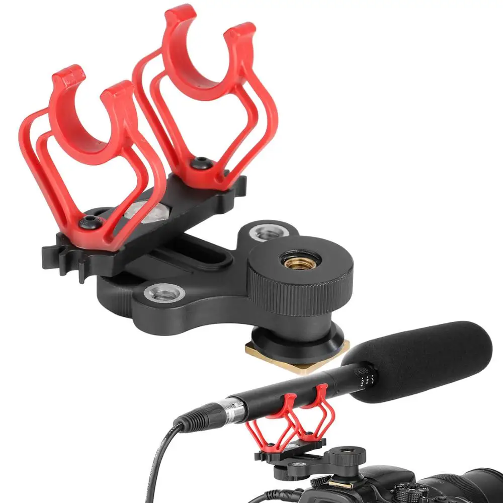 BOYA крепление для микрофона кронштейны Shockmount уменьшить встряхивая GoPro зум