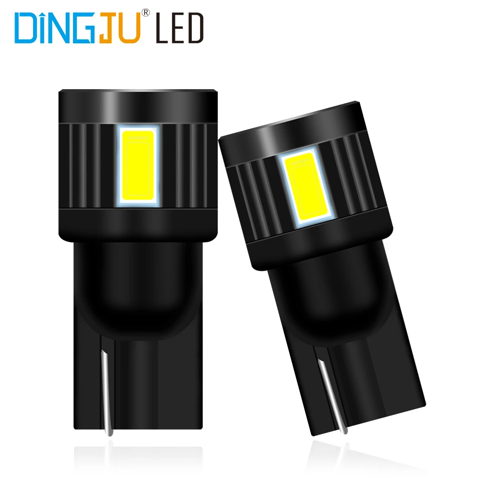 2 шт. T10 светодиодная лампочка для салона автомобиля 6smd 5730 Led 12В 24В автомобильный