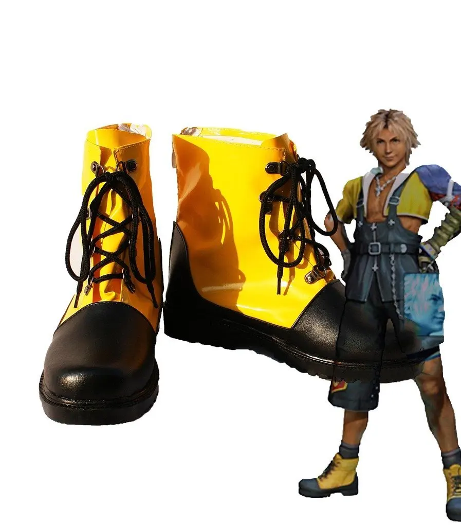 Обувь для косплея последней фантазии FF5 Tidus сапоги на заказ|final fantasy shoes|custom madecustom